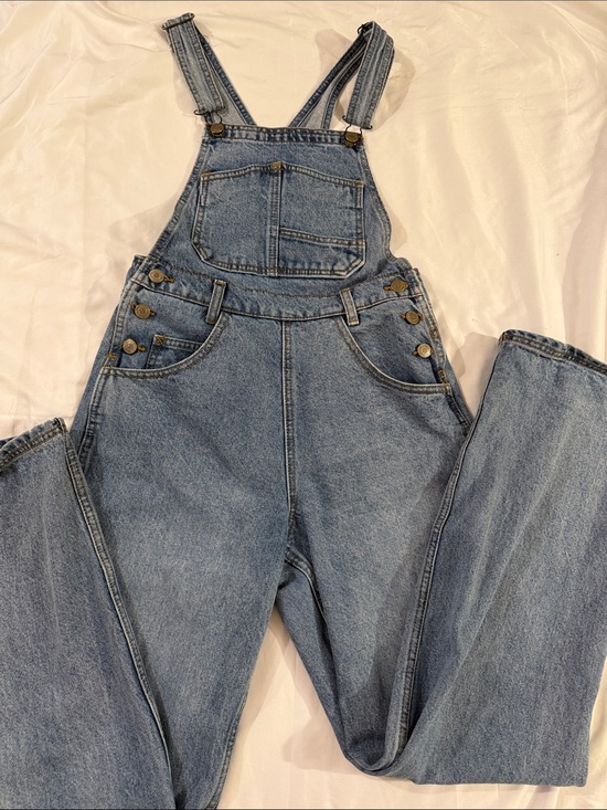 Brandy Melville Denim - Brandy Melville Medium Wash Overalls